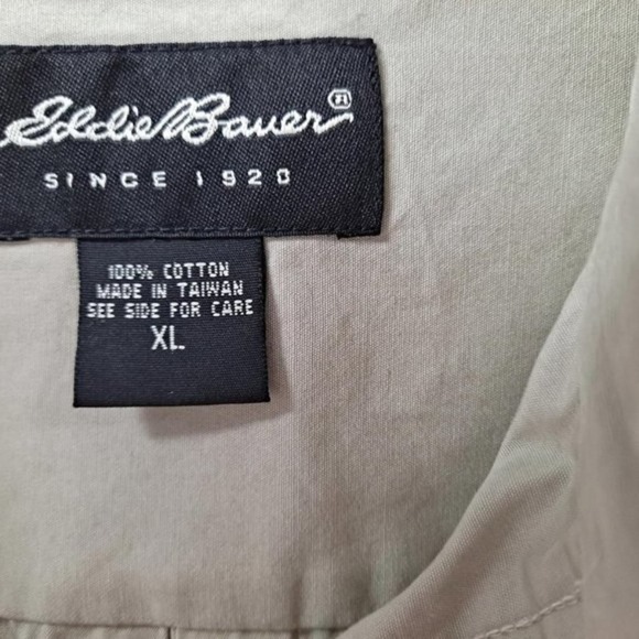 Eddie Bauer Button Down Long Sleeve 100% Cotton Size XL‎ - Picture 2 of 2